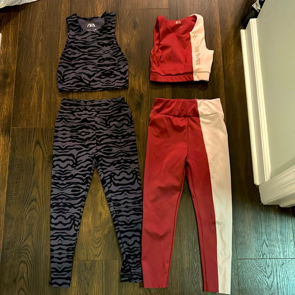 Zara dance or athletic outfits size 6-7